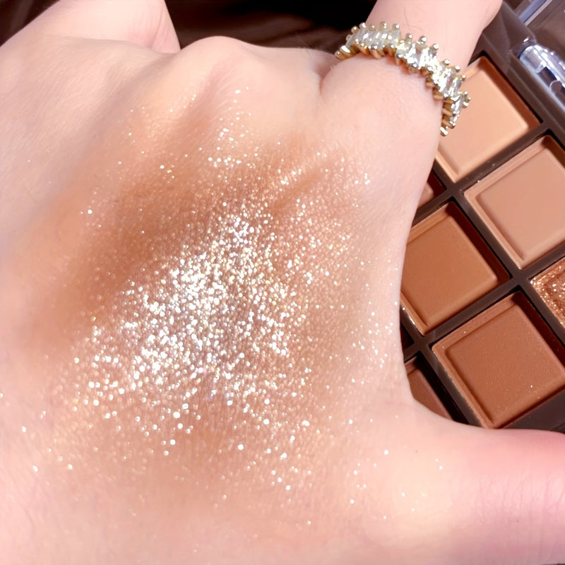 💋 Paleta de Sombras Chocolate (9 Cores) — Tons quentes e irresistíveis para qualquer ocasião