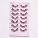💋 Conjunto 7 Pares de Pestanas Postiças Naturais — Olhar que hipnotiza, leve como um beijo