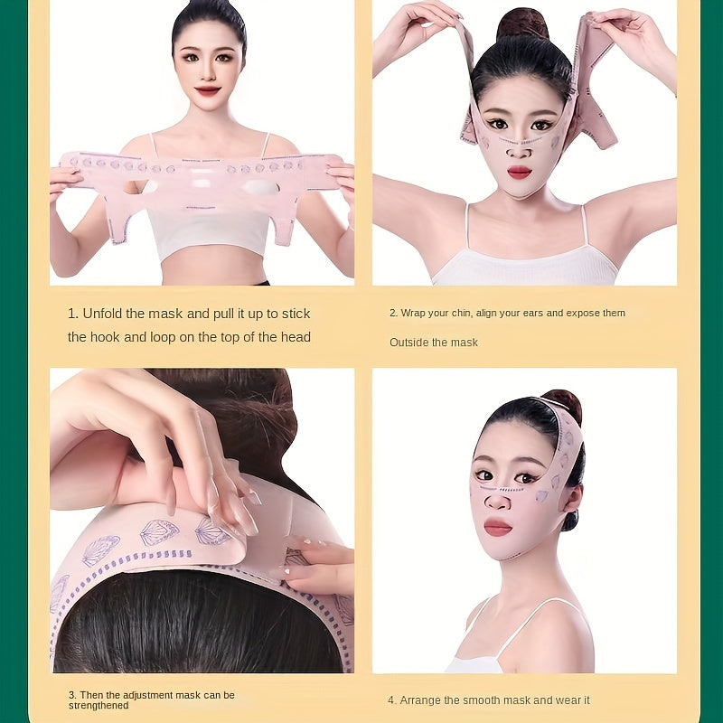 💋 Faixa Modeladora Facial — Contorno definido e firmeza visível