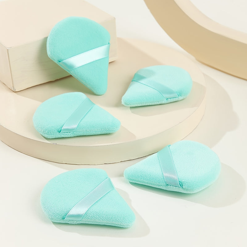 💋 Puffs de Maquilhagem Triangulares – Toque suave, acabamento perfeito