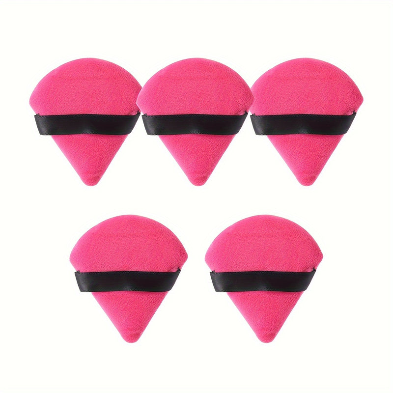 💋 Puffs de Maquilhagem Triangulares – Toque suave, acabamento perfeito