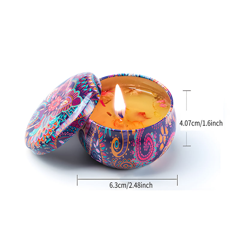💋 Conjunto de Velas Perfumadas Mandala Bohemian — Aroma, elegância e bem-estar em cada chama