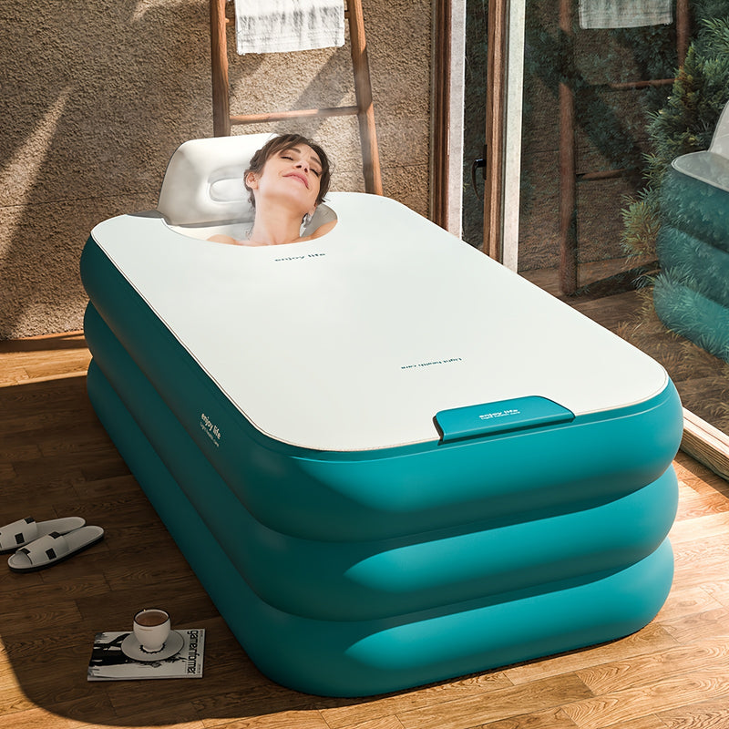 💋 Banheira Inflável Portátil — O teu spa pessoal em qualquer lugar