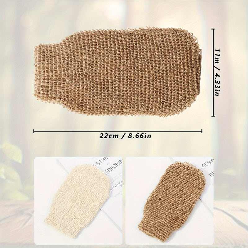 💋 Luva Esfoliante de Banho em Sisal Natural — Sustentável, suave e eficaz na renovação da pele