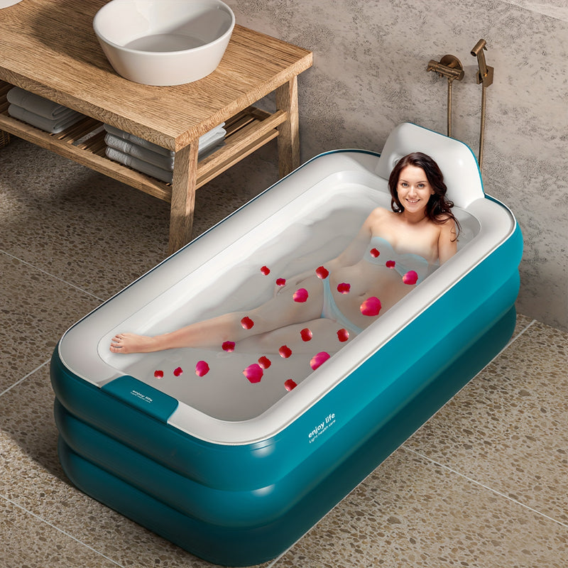 💋 Banheira Inflável Portátil — O teu spa pessoal em qualquer lugar