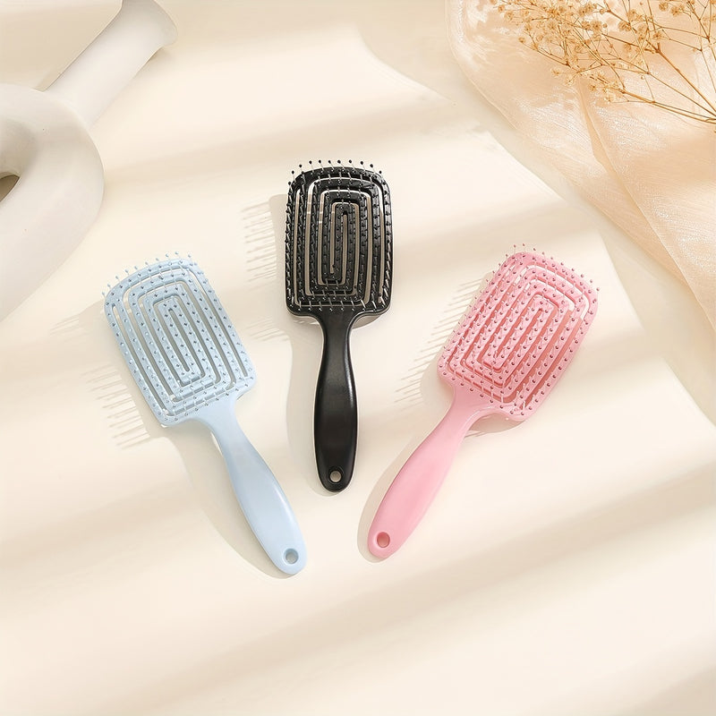 💋 Escova Ventilada Paddle — Desembaraço rápido, leveza imediata