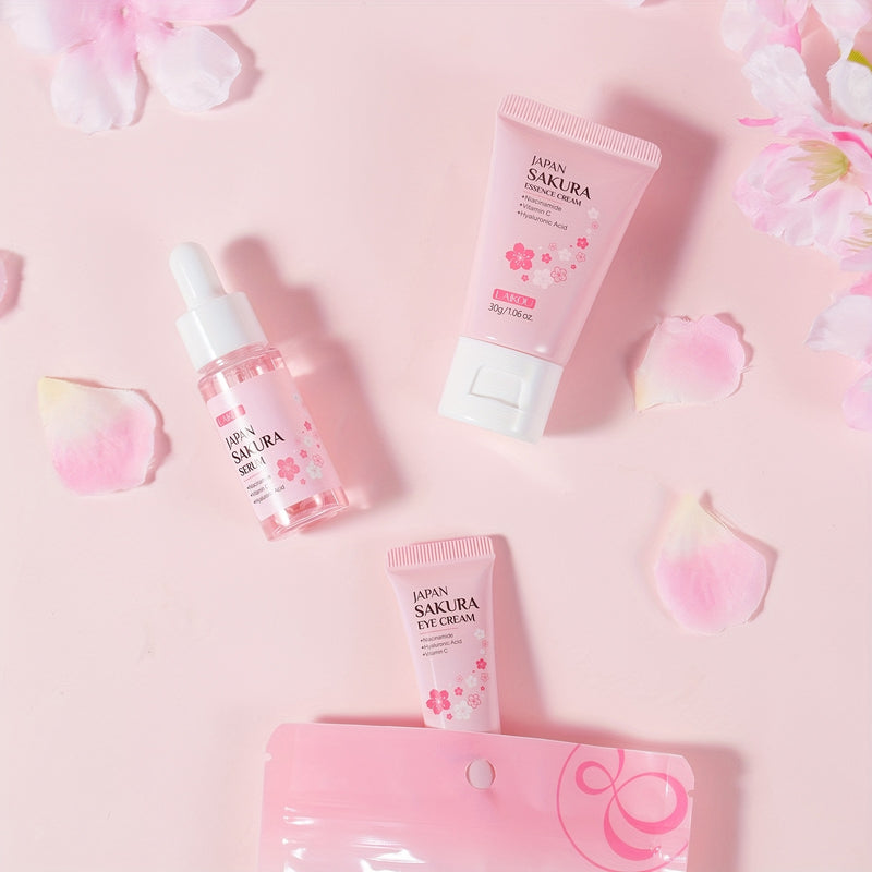 💋 Kit de Cuidados de Pele LAIKOU Sakura — Beleza em cada pétala, frescura em cada toque