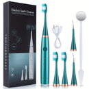 💋 Kit Elétrico de Higiene Dental 6 em 1 — Tecnologia e cuidado para o teu sorriso