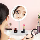 💋 Espelho de Maquilhagem LED Recarregável — Brilho que revela o teu melhor ângulo