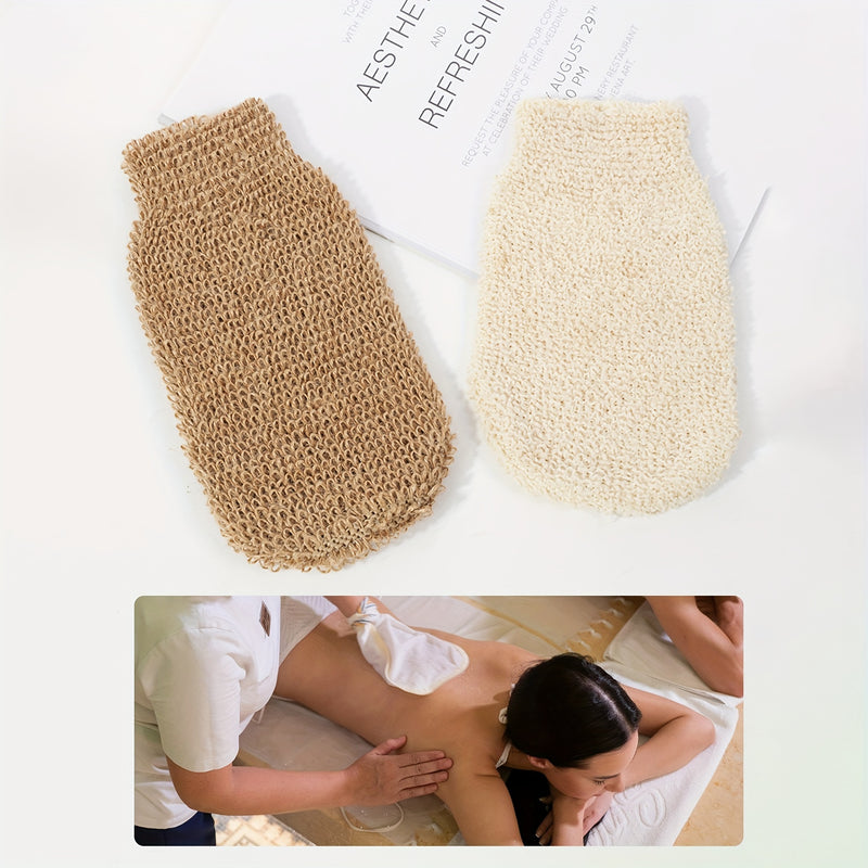💋 Luva Esfoliante de Banho em Sisal Natural — Sustentável, suave e eficaz na renovação da pele