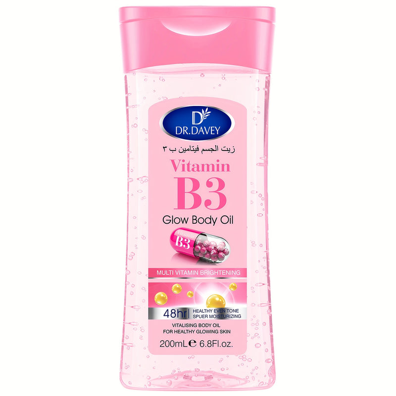 💋 Óleo Corporal Iluminador com Vitamina B3 — Nutrição, brilho e toque sedoso para a tua pele