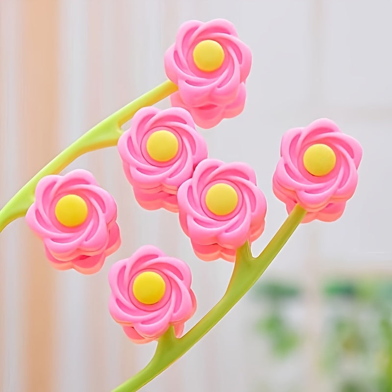 💋 Massajador Facial Tipo Flor — Pele firme, fresca e com contorno definido