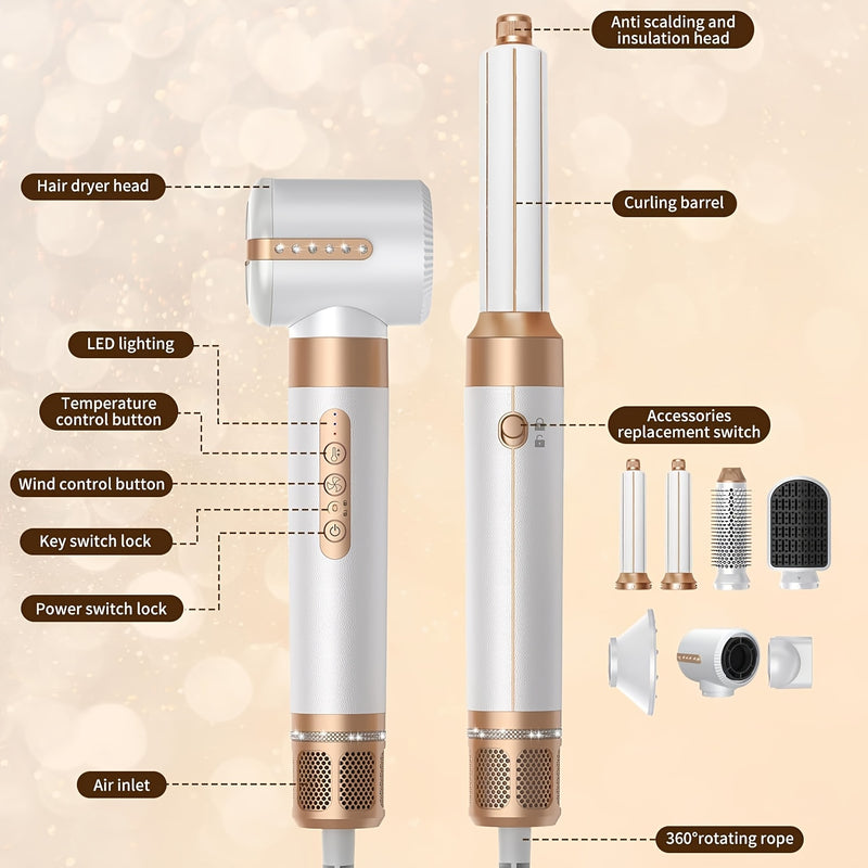 💋 Kit de Estilo Capilar 7 em 1 — Potência, elegância e versatilidade para todos os looks