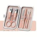 💋 Kit de Manicure Rose Golden (7/10/18 Peças) — Beleza, cuidado e elegância num só estojo