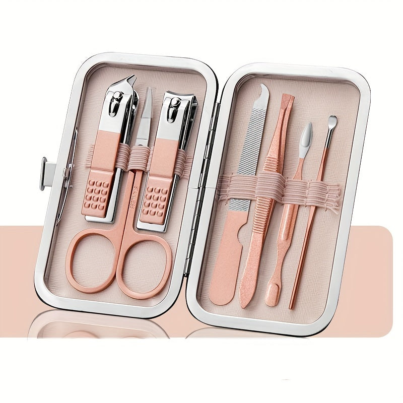 💋 Kit de Manicure Rose Golden (7/10/18 Peças) — Beleza, cuidado e elegância num só estojo