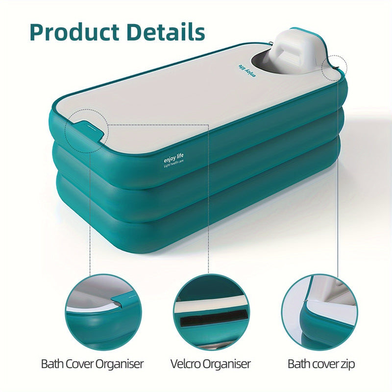 💋 Banheira Inflável Portátil — O teu spa pessoal em qualquer lugar