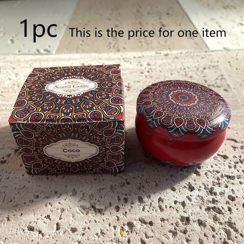 💋 Conjunto de Velas Perfumadas Mandala Bohemian — Aroma, elegância e bem-estar em cada chama