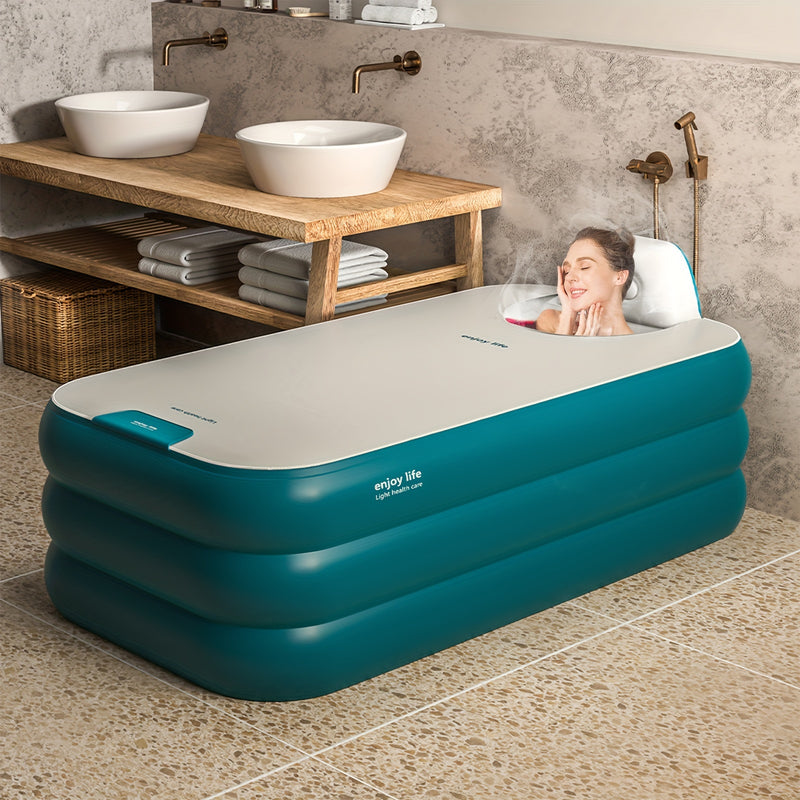 💋 Banheira Inflável Portátil — O teu spa pessoal em qualquer lugar