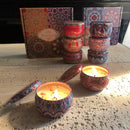 💋 Conjunto de Velas Perfumadas Mandala Bohemian — Aroma, elegância e bem-estar em cada chama
