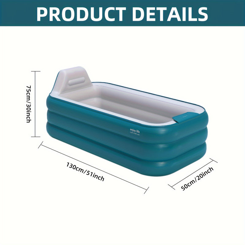 💋 Banheira Inflável Portátil — O teu spa pessoal em qualquer lugar