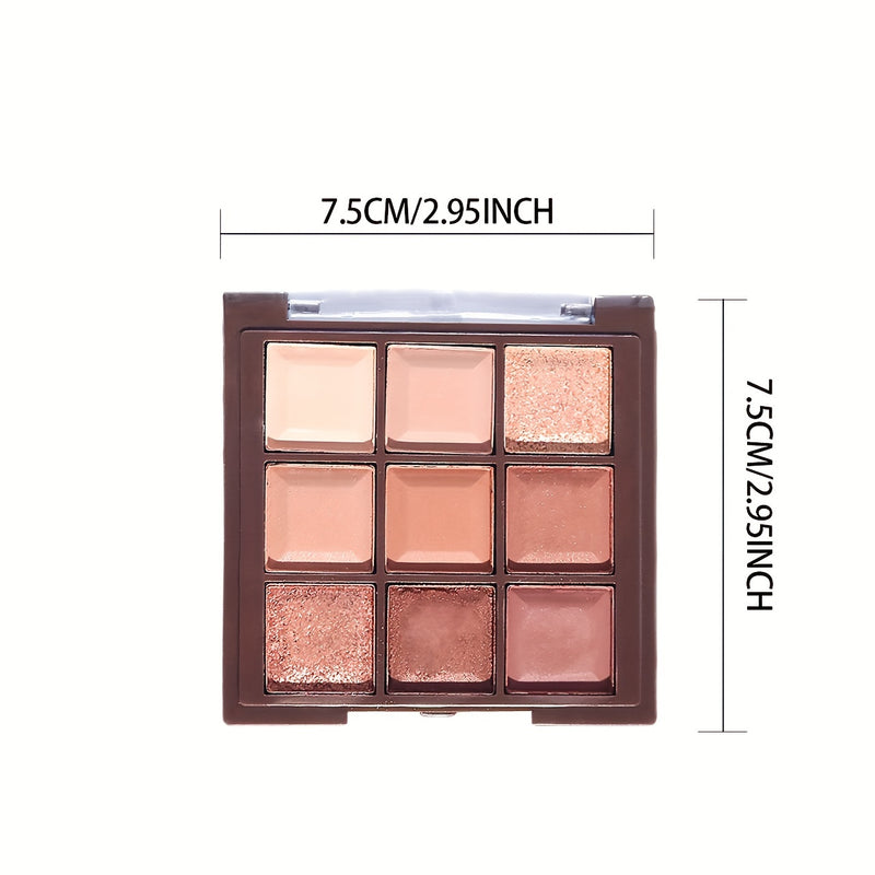 💋 Paleta de Sombras Chocolate (9 Cores) — Tons quentes e irresistíveis para qualquer ocasião