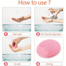 💋 Escova Facial de Silicone — Limpeza profunda e toque suave para uma pele radiante