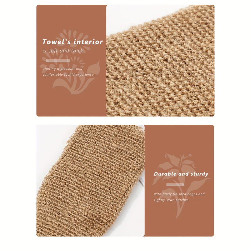 💋 Luva Esfoliante de Banho em Sisal Natural — Sustentável, suave e eficaz na renovação da pele